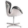 Fauteuil met armleggers - Aviator Stijl - Bekleed in Leder - Via image 7