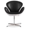 Fauteuil met armleggers - Aviator Stijl - Bekleed in Leder - Via image 7