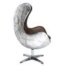 Fauteuil met Armleggers - Aviator Stijl - Leder en Metaal - Cocoon image 7