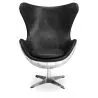 Design Fauteuil met Armleggers - Ei Ontwerp - Leer en Metaal - Cocoon image 7