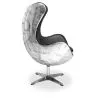 Design Fauteuil met Armleggers - Ei Ontwerp - Leer en Metaal - Cocoon image 7