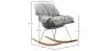 Gestoffeerde schommelstoel - Scandinavisch design - Ruma image 7