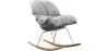 Gestoffeerde schommelstoel - Scandinavisch design - Ruma image 7