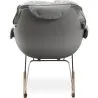 Gestoffeerde schommelstoel - Scandinavisch design - Ruma image 7