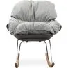 Gestoffeerde schommelstoel - Scandinavisch design - Ruma image 7
