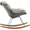 Gestoffeerde schommelstoel - Scandinavisch design - Ruma image 7
