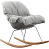 Gestoffeerde schommelstoel - Scandinavisch design - Ruma image 7