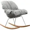 Gestoffeerde schommelstoel - Scandinavisch design - Ruma image 7