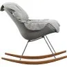 Gestoffeerde schommelstoel - Scandinavisch design - Ruma image 7