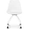 Bureaustoel met Wielen - Witte Bureaustoel - Canva image 7