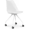 Bureaustoel met Wielen - Witte Bureaustoel - Canva image 7
