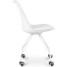 Bureaustoel met Wielen - Witte Bureaustoel - Canva image 7