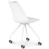 Bureaustoel met Wielen - Witte Bureaustoel - Canva image 7