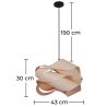 Houten Plafondlamp - Hanglamp Design - Nova image 7