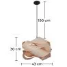 Houten Plafondlamp - Hanglamp Design - Nova image 7