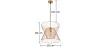 Retro plafondlamp - Design hanglamp - Lia image 7