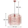 Retro Plafondlamp - Design Hanglamp - Lars image 7