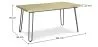 Pack Eettafel - Industrieel Ontwerp 150cm + Set van 6 Eetkamerstoelen - Industrieel Ontwerp - Hairpin Stylix image 7