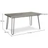 Pack Eettafel - Industrieel Ontwerp 150cm + Set van 6 Eetkamerstoelen - Industrieel Ontwerp - Hairpin Stylix image 7