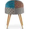 Eetkamerstoel - bekleed met patchwork - Scandinavische stijl - Patty image 7