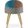 Eetkamerstoel - bekleed met patchwork - Scandinavische stijl - Patty image 7