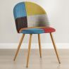 Eetkamerstoel - bekleed met patchwork - Scandinavische stijl - Simona image 7