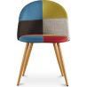 Eetkamerstoel - bekleed met patchwork - Scandinavische stijl - Simona image 7