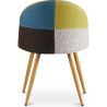Eetkamerstoel - bekleed met patchwork - Scandinavische stijl - Simona image 7