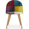 Eetkamerstoel - bekleed met patchwork - Scandinavische stijl - Ray image 7