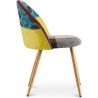 Eetkamerstoel - bekleed met patchwork - Scandinavische stijl - Ray image 7