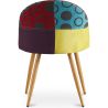 Eetkamerstoel - bekleed met patchwork - Scandinavische stijl - Ray image 7
