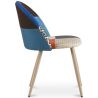 Eetkamerstoel - bekleed met patchwork - Scandinavische stijl - Evelyne image 7