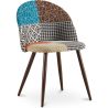 Eetkamerstoel - bekleed met patchwork - Scandinavische stijl - Patty image 7