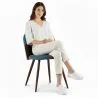 Eetkamerstoel - bekleed met patchwork - Scandinavische stijl - Simona image 7