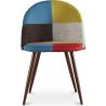 Eetkamerstoel - bekleed met patchwork - Scandinavische stijl - Simona image 7