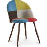 Eetkamerstoel - bekleed met patchwork - Scandinavische stijl - Simona image 7