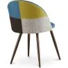 Eetkamerstoel - bekleed met patchwork - Scandinavische stijl - Simona image 7
