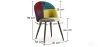 Eetkamerstoel - bekleed met patchwork - Scandinavische stijl - Ray image 7