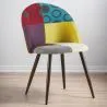 Eetkamerstoel - bekleed met patchwork - Scandinavische stijl - Ray image 7
