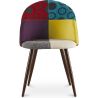 Eetkamerstoel - bekleed met patchwork - Scandinavische stijl - Ray image 7