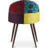 Eetkamerstoel - bekleed met patchwork - Scandinavische stijl - Ray image 7