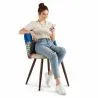Eetkamerstoel - bekleed met patchwork - Scandinavische stijl - Pixi image 7