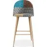 Patchwork beklede kruk - Scandinavische stijl - Evelyne image 7