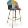 Patchwork beklede kruk - Scandinavische stijl - Evelyne image 7
