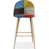 Patchwork beklede kruk - Scandinavische stijl - Evelyne image 7
