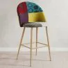 Met patchwork beklede kruk - Scandinavische stijl - Evelyne image 7