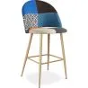 Patchwork beklede kruk - Scandinavische stijl - Evelyne image 7