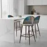 Patchwork beklede kruk - Scandinavische stijl - Patty image 7
