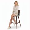 Patchwork beklede kruk - Scandinavische stijl - Patty image 7