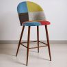 Patchwork beklede kruk - Scandinavische stijl - Simona image 7